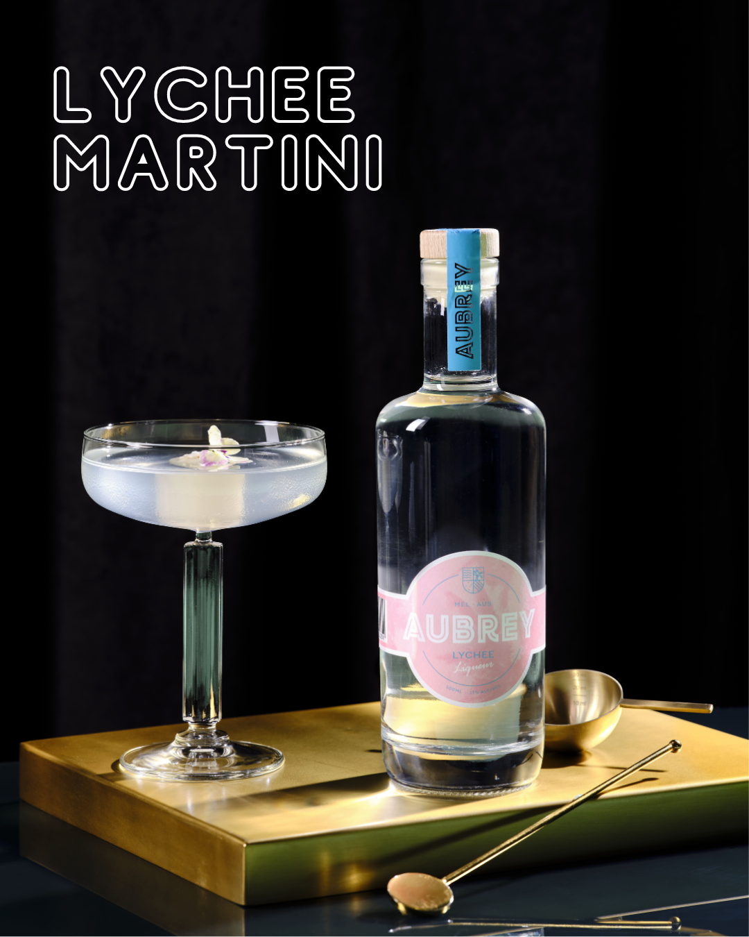 Aubrey Liqueurs Lychee Martini
